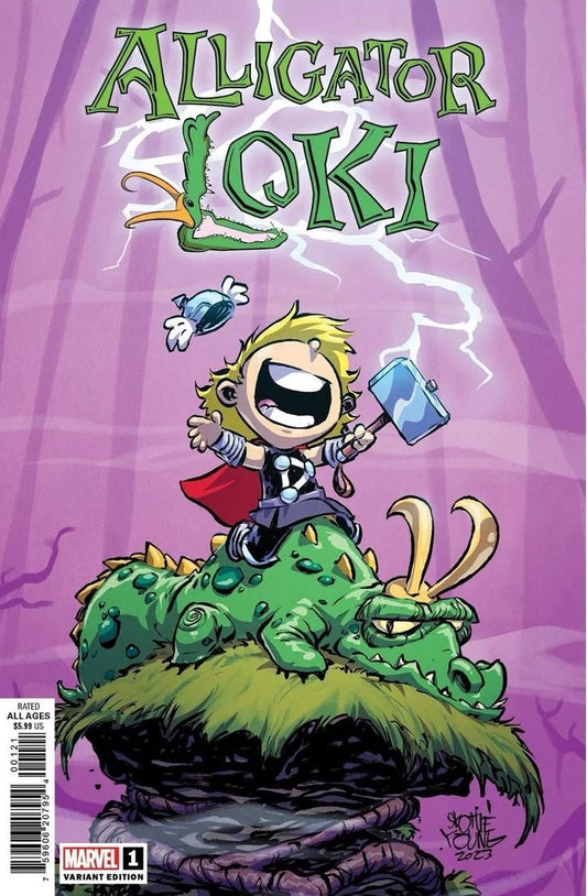 Alligator Loki #1 - Skottie Young Variant