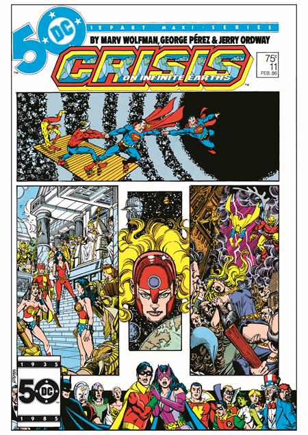 Crisis of Infinite Earths #11 Facsimile Edition (Cover A) - George Perez