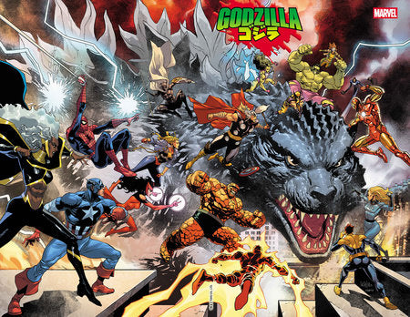 Godzilla VS. The Marvel Universe Poster