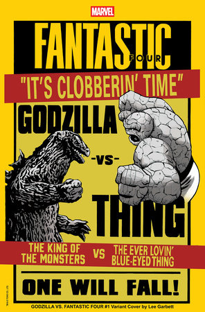 Godzilla VS. Fantastic Four #1 - Lee Garbett Versus Variant