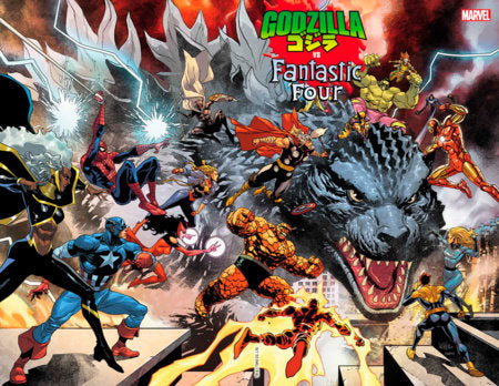 Godzilla VS. Fantastic Four #1 - Leinil Yu Wraparound Variant