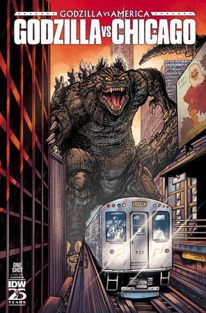 Godzilla Vs. America: Chicago - (Cover B) Seeley Variant