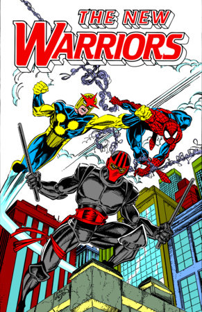 New Warriors: Nova & Night Thrasher Omnibus - Mark Bagley Direct Market Cover